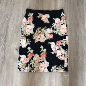 Volcom floral skirt